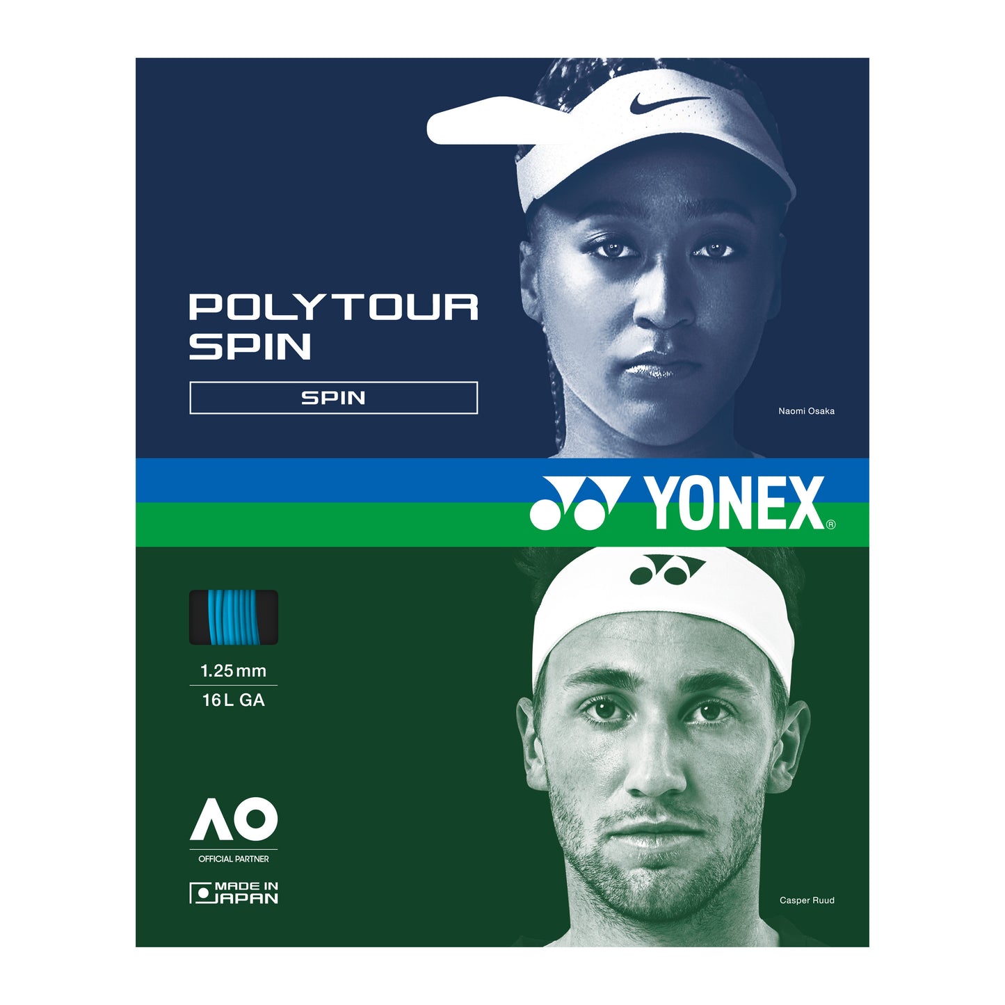 Yonex Poly Tour Spin 1.25 Set