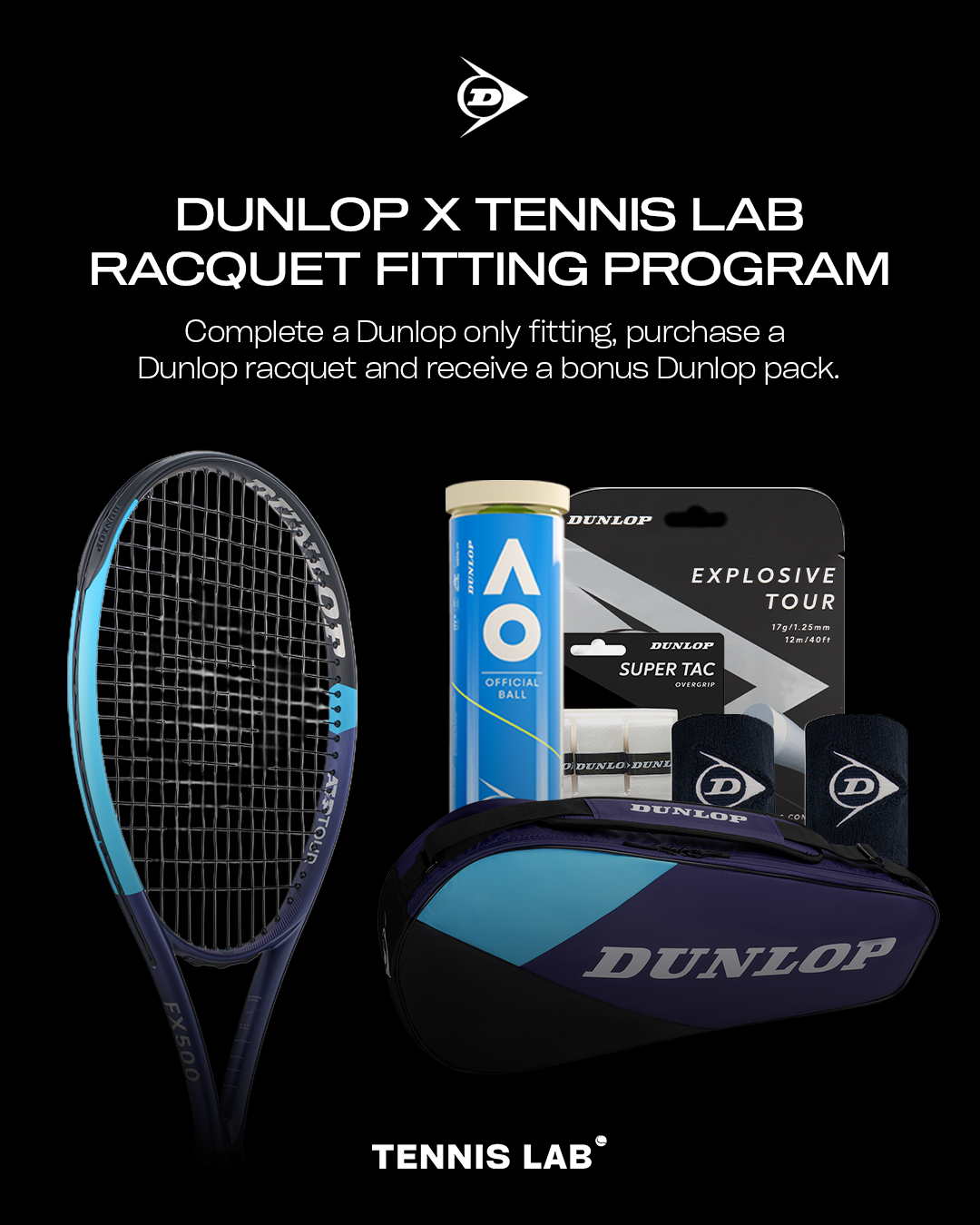 Dunlop x Tennis Lab Fitting