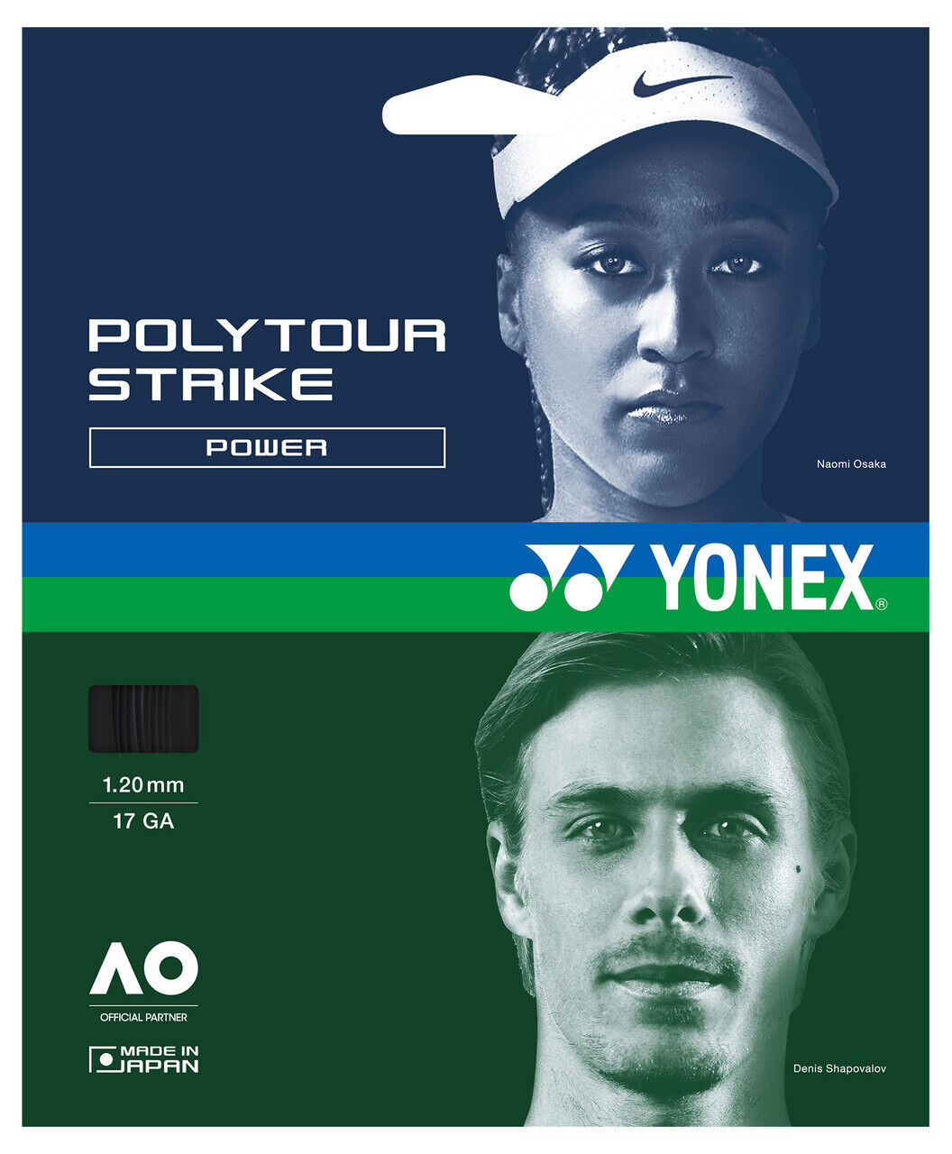 Yonex Poly Tour Strike 1.20 Set